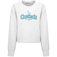 St. Louis Cardinals Levelwear Women's Judd Cornerstone Cropped Sweatshirt | MLB Outlet