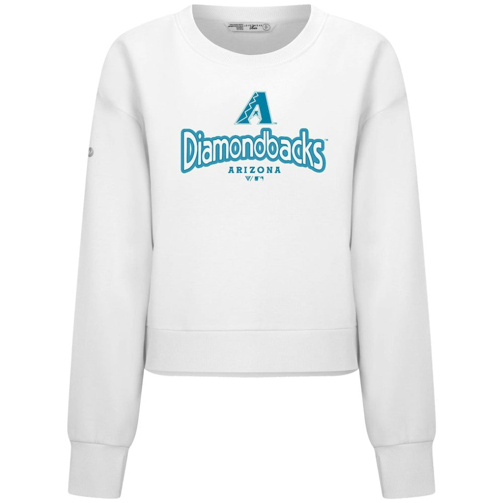 Arizona Diamondbacks Levelwear Women's Judd Cornerstone Cropped Sweatshirt | MLB Shop