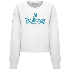 New York Yankees Levelwear Women's Judd Cornerstone Cropped Sweatshirt | MLB Near me