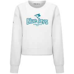 Toronto Blue Jays Levelwear Women's Judd Cornerstone Cropped Sweatshirt | MLB Outlet