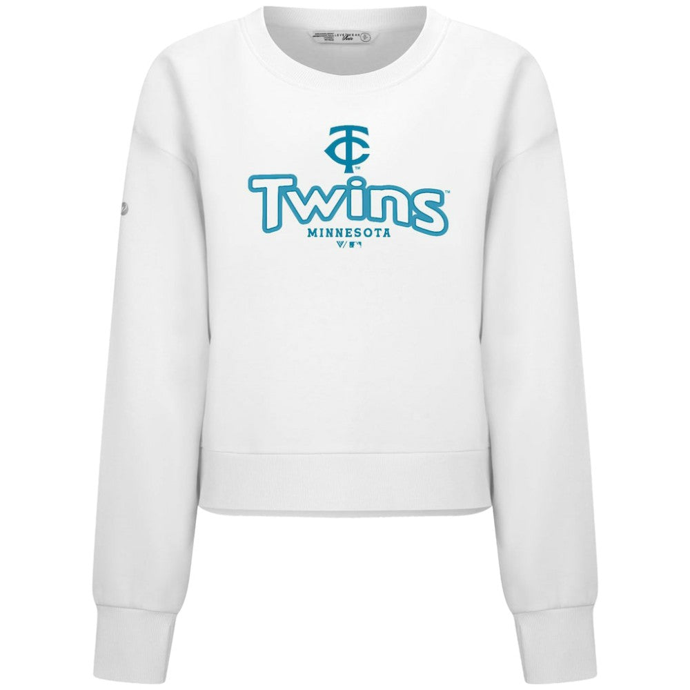 Minnesota Twins Levelwear Women's Judd Cornerstone Cropped Sweatshirt | MLB Sale