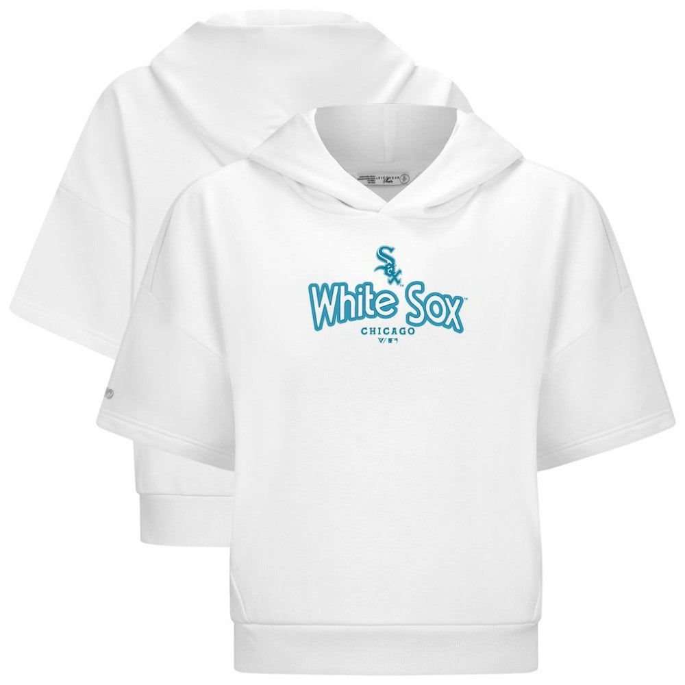 Chicago White Sox Levelwear Women's Amber Short Sleeve Cornerstone Hoodie | MLB US