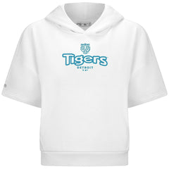 Detroit Tigers Levelwear Women's Amber Short Sleeve Cornerstone Hoodie | MLB On Sale