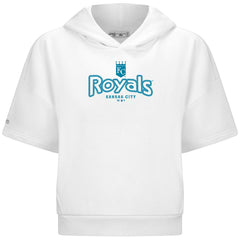 Kansas City Royals Levelwear Women's Amber Short Sleeve Cornerstone Hoodie | MLB Online