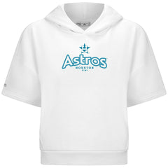 Houston Astros Levelwear Women's Amber Short Sleeve Cornerstone Hoodie | MLB For sale