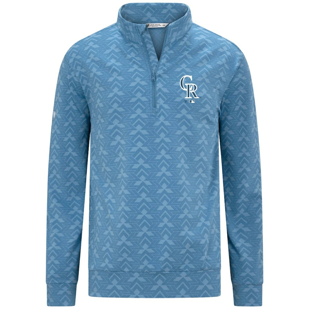 Colorado Rockies Levelwear Chameleon Quarter-Zip Pullover | MLB Shop