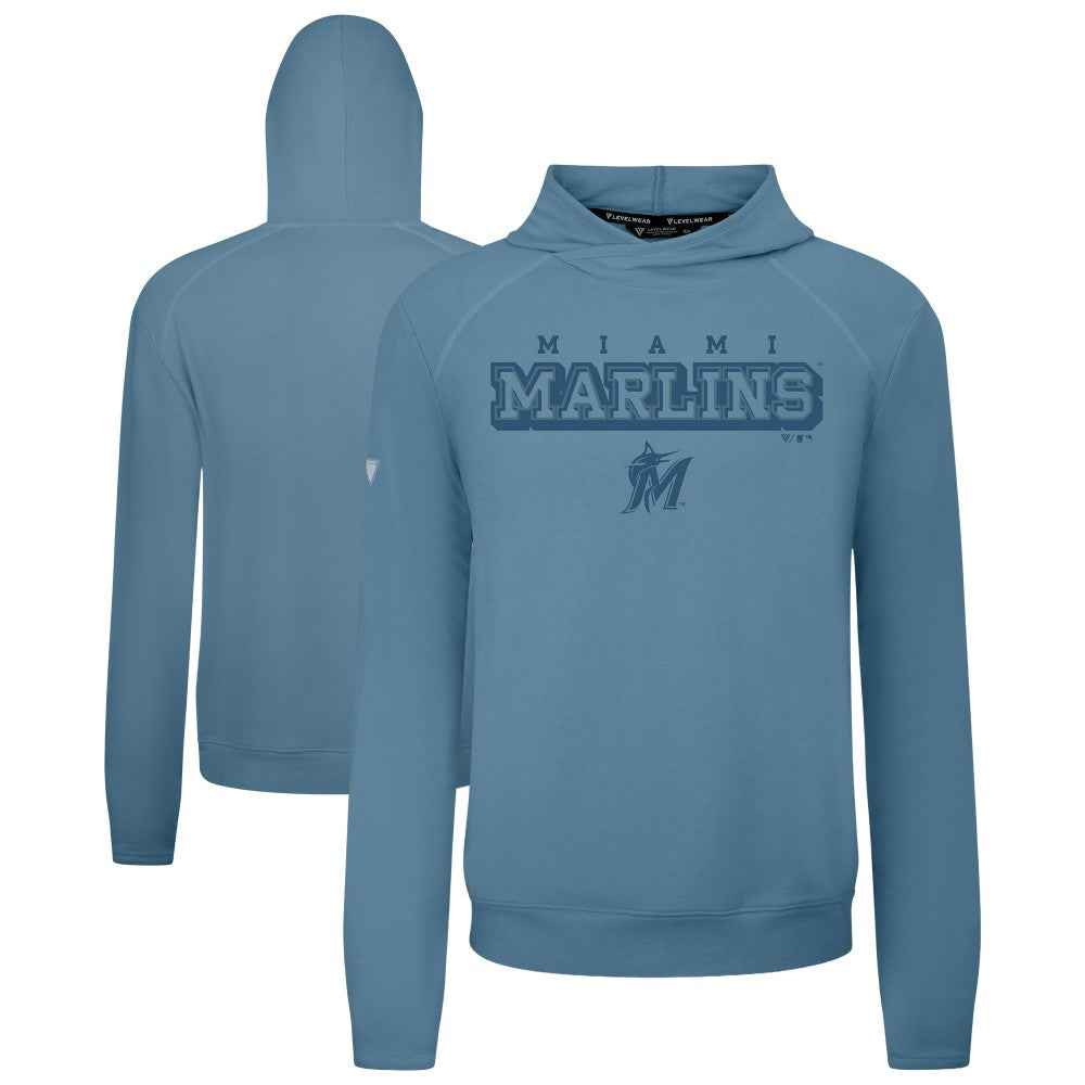 Miami Marlins Levelwear Mandate Tri-Blend Hoodie | MLB On Sale