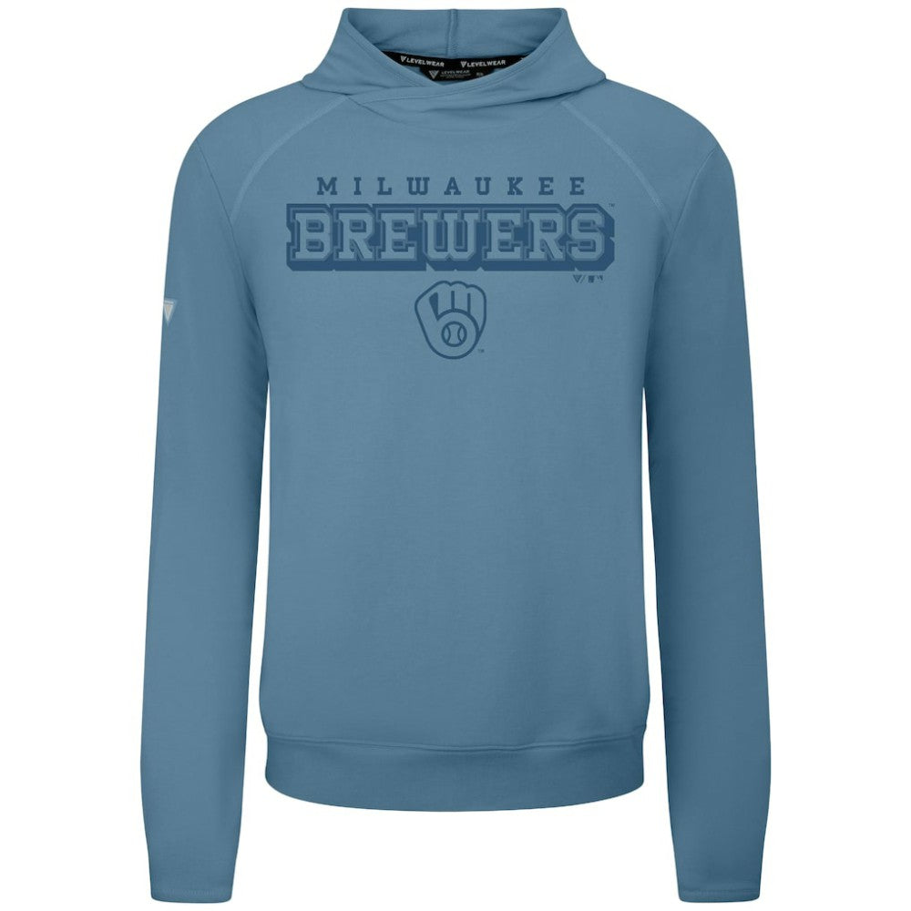 Milwaukee Brewers Levelwear Mandate Tri-Blend Hoodie | MLB New