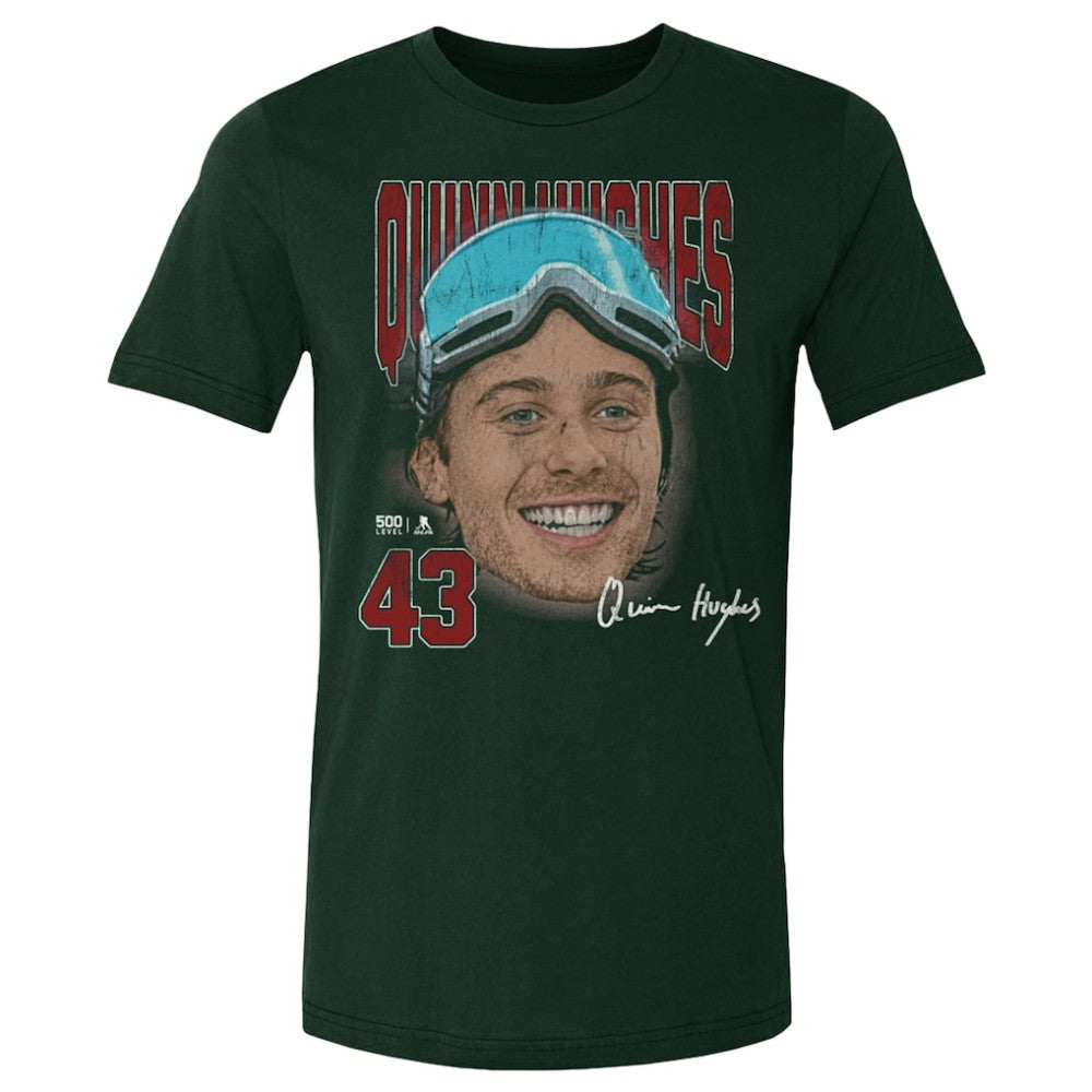 Quinn Hughes US Men's Hockey 500 Level Goggles T-Shirt Sale