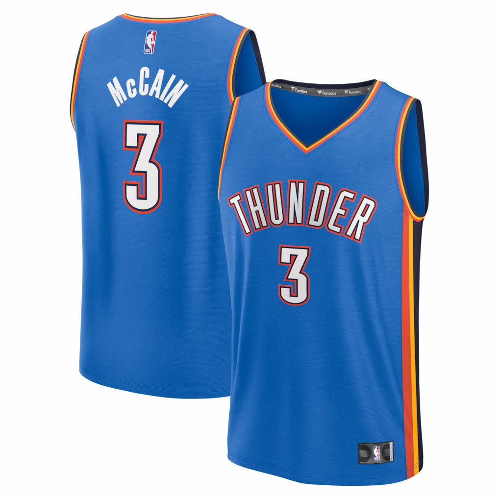 Jared McCain Oklahoma City Thunder Fast Break Replica Jersey On Sale