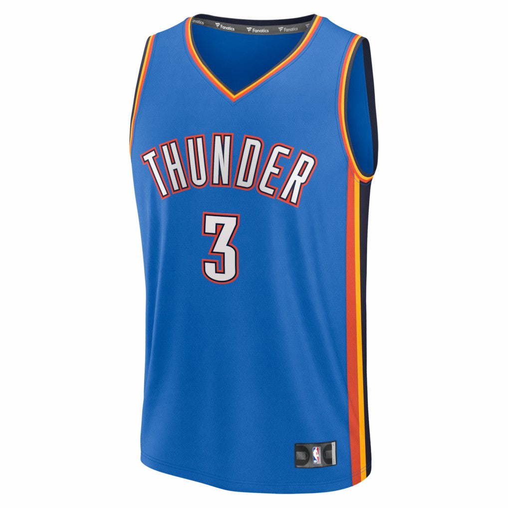 Jared McCain Oklahoma City Thunder Fast Break Replica Jersey On Sale