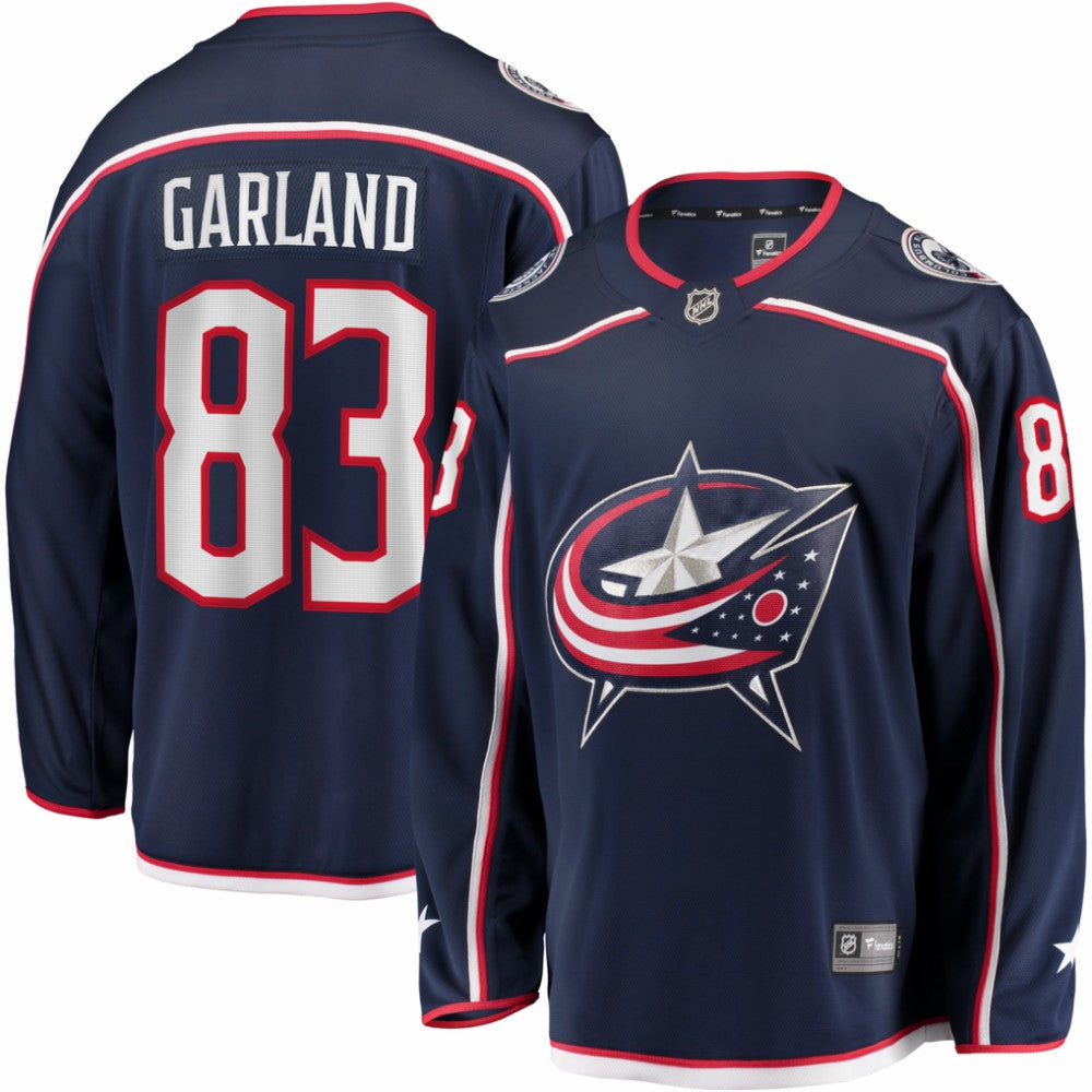 Conor Garland Columbus Blue Jackets Fanatics Home Breakaway Jersey On Sale