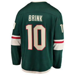 Bobby Brink Minnesota Wild Fanatics Home Breakaway Jersey For Sale