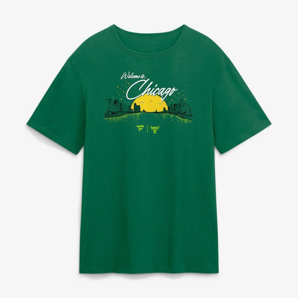 Chicago Bulls St. Patrick's Day Green River T-Shirt sale Online