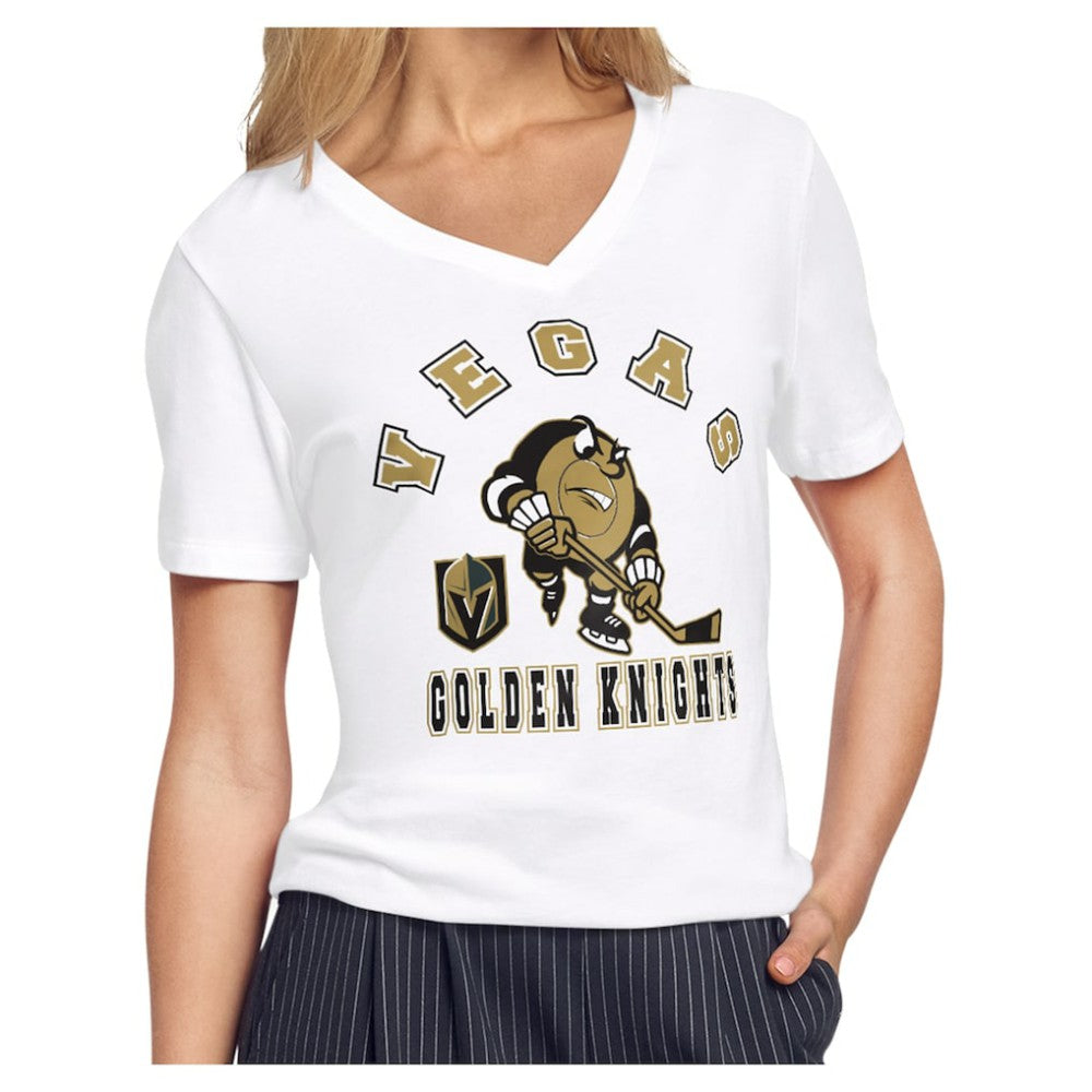 Vegas Golden Knights Starter Women's Tough Puck T-Shirt For Sale