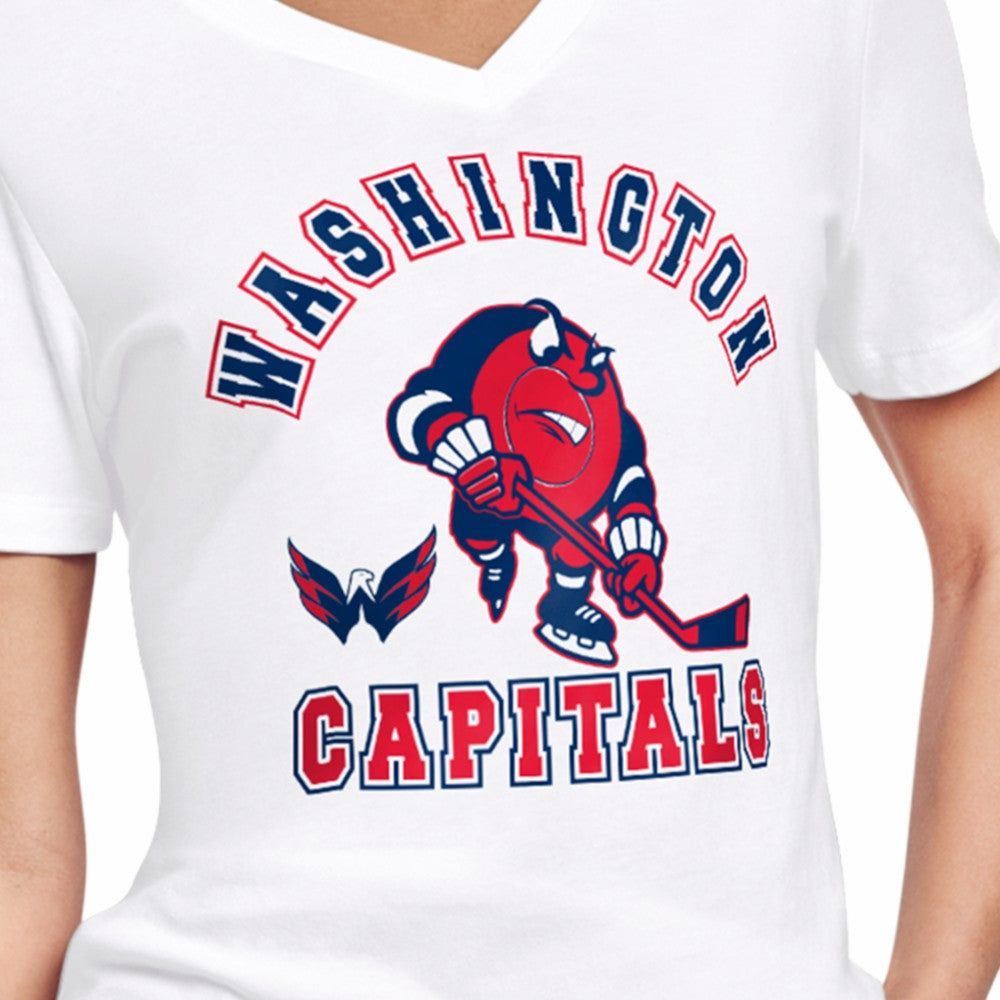 Washington Capitals Starter Women's Tough Puck T-Shirt Outlet