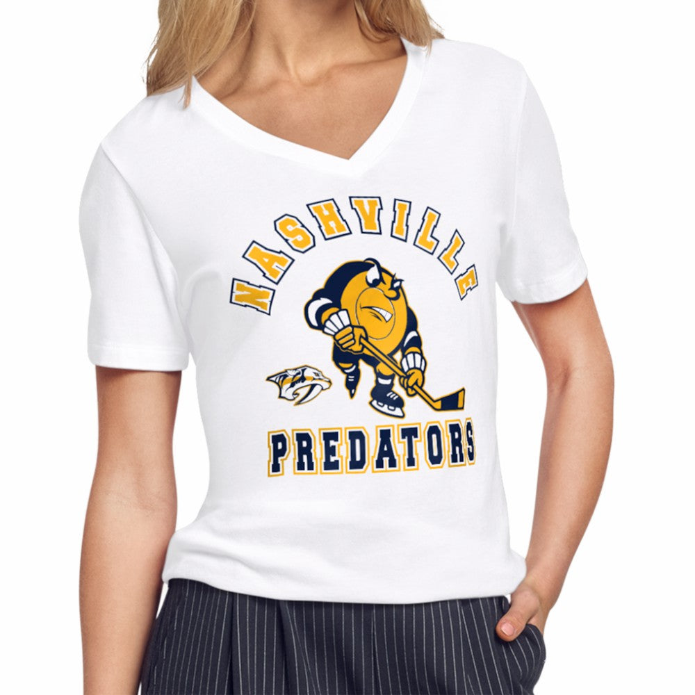 Nashville Predators Starter Women's Tough Puck T-Shirt Online