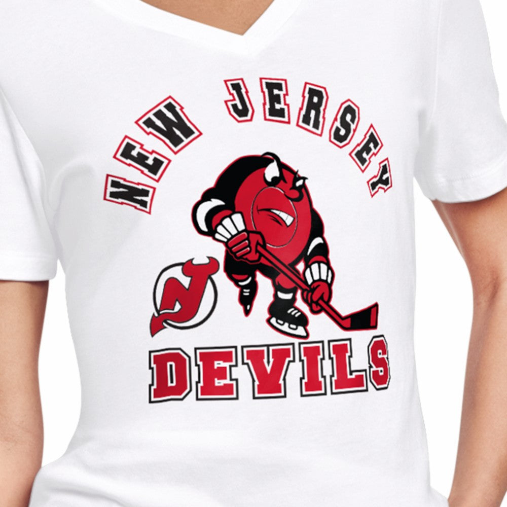 New Jersey Devils Starter Women's Tough Puck T-Shirt Outlet