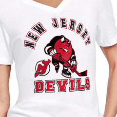 New Jersey Devils Starter Women's Tough Puck T-Shirt Outlet