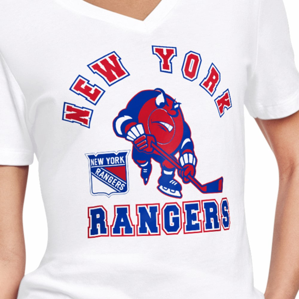 New York Rangers Starter Women's Tough Puck T-Shirt Discount