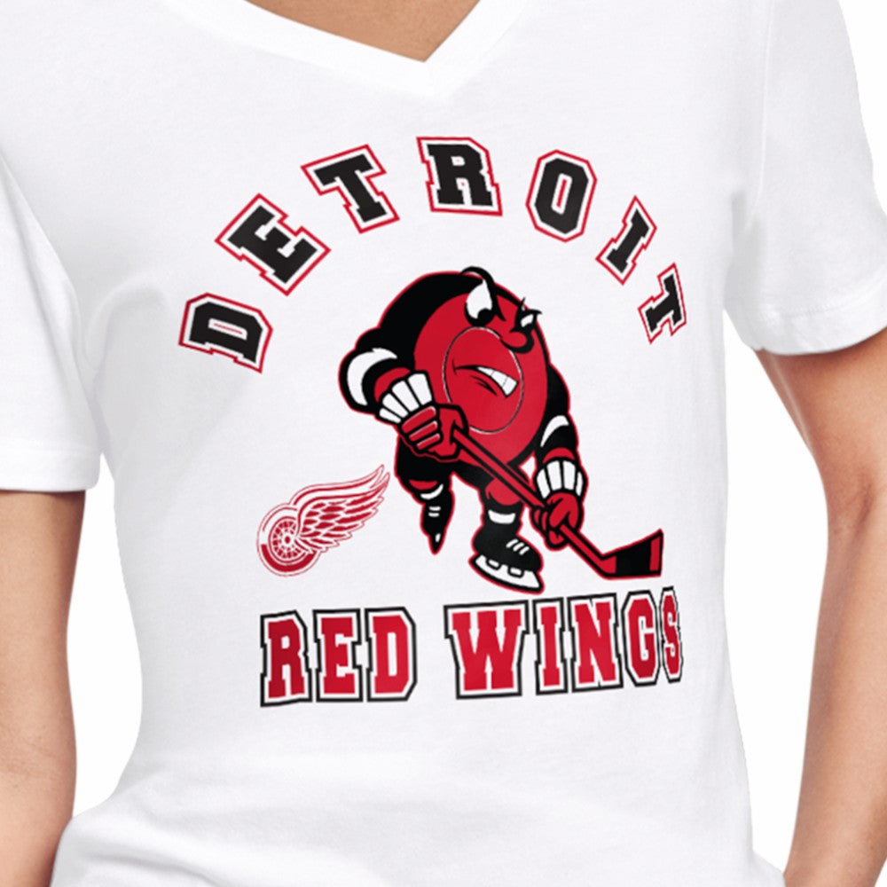 Detroit Red Wings Starter Women's Tough Puck T-Shirt Outlet