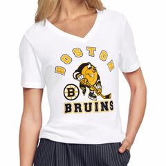 Boston Bruins Starter Women's Tough Puck T-Shirt Online
