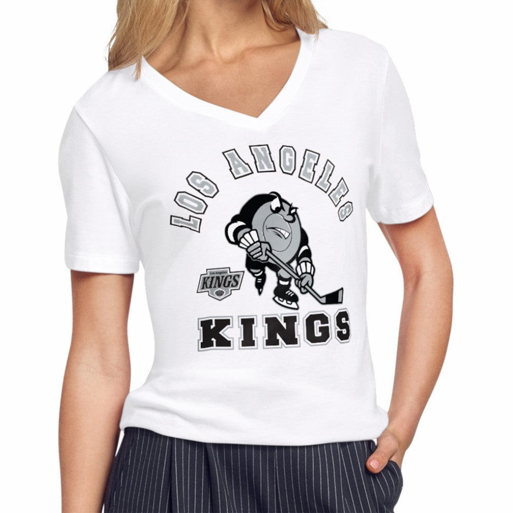 Los Angeles Kings Starter Women's Tough Puck T-Shirt On Sale