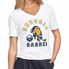 Buffalo Sabres Starter Women's Tough Puck T-Shirt Online