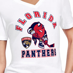 Florida Panthers Starter Women's Tough Puck T-Shirt Outlet
