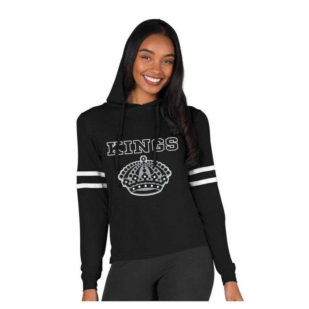 Los Angeles Kings Concepts Sport Women's Marathon Long-Sleeve Hooded T-Shirt Online