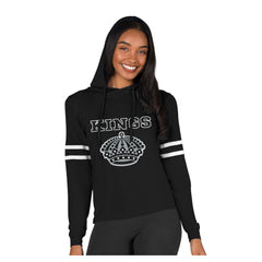 Los Angeles Kings Concepts Sport Women's Marathon Long-Sleeve Hooded T-Shirt Online