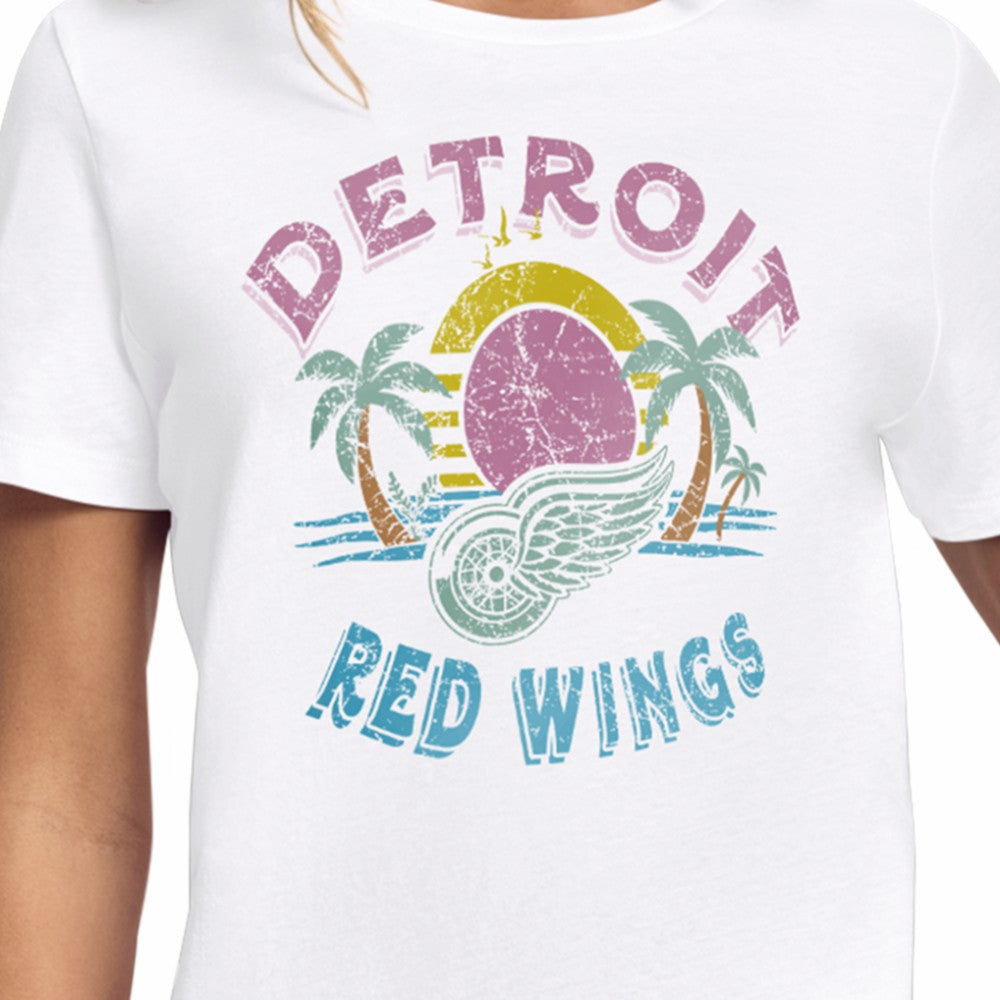 Detroit Red Wings Starter Women's Tonal Beach T-Shirt Online
