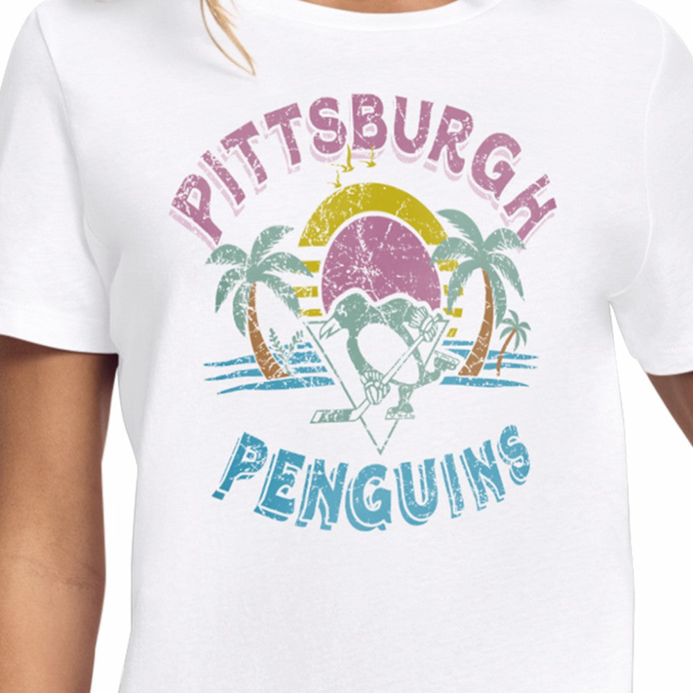 Pittsburgh Penguins Starter Women's Tonal Beach T-Shirt Online