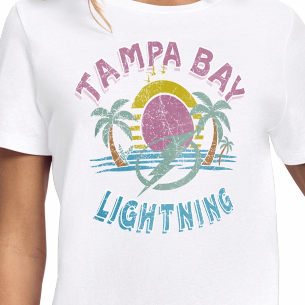 Tampa Bay Lightning Starter Women's Tonal Beach T-Shirt For Sale