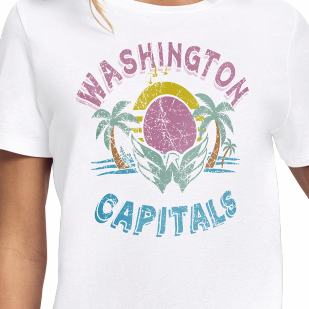 Washington Capitals Starter Women's Tonal Beach T-Shirt Sale