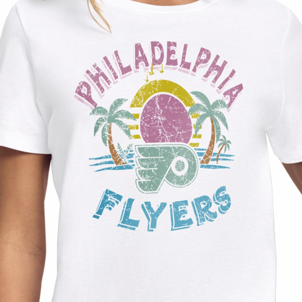 Philadelphia Flyers Starter Women's Tonal Beach T-Shirt For Sale