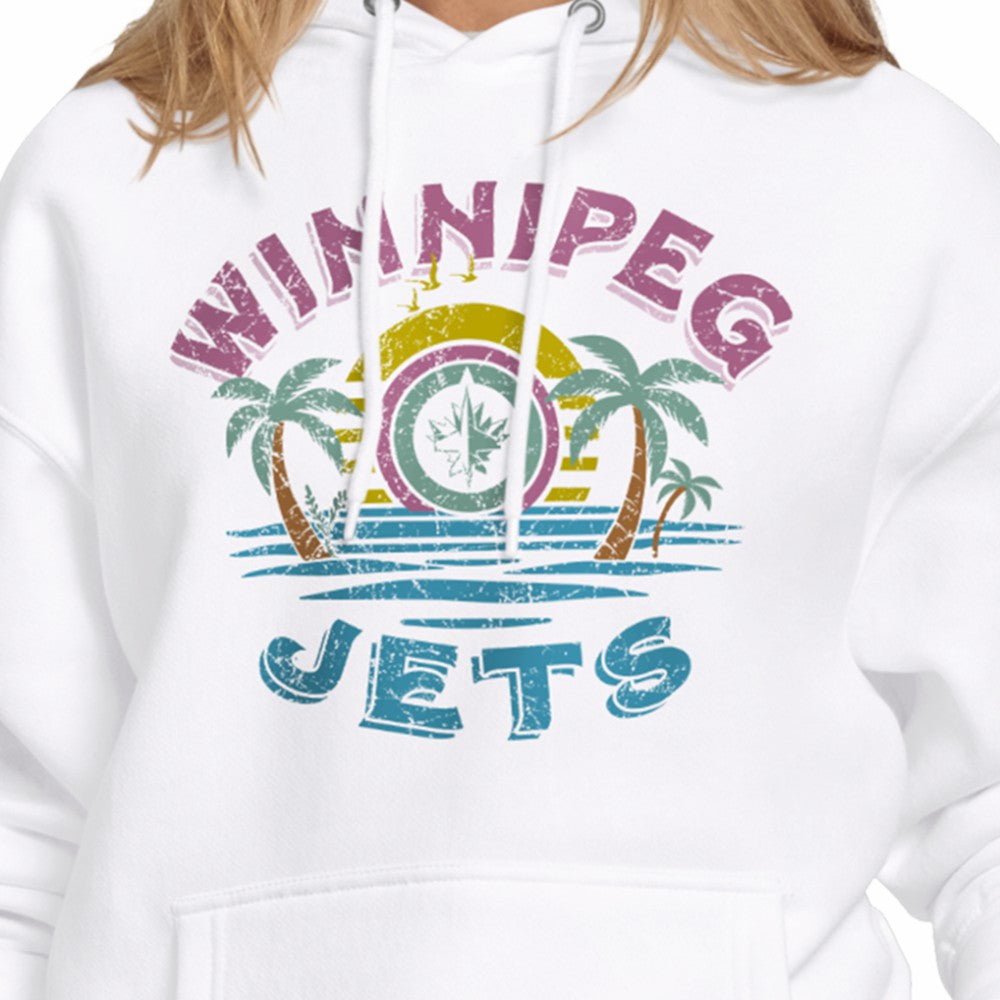 Winnipeg Jets Starter Women's Tonal Beach Hoodie Discount