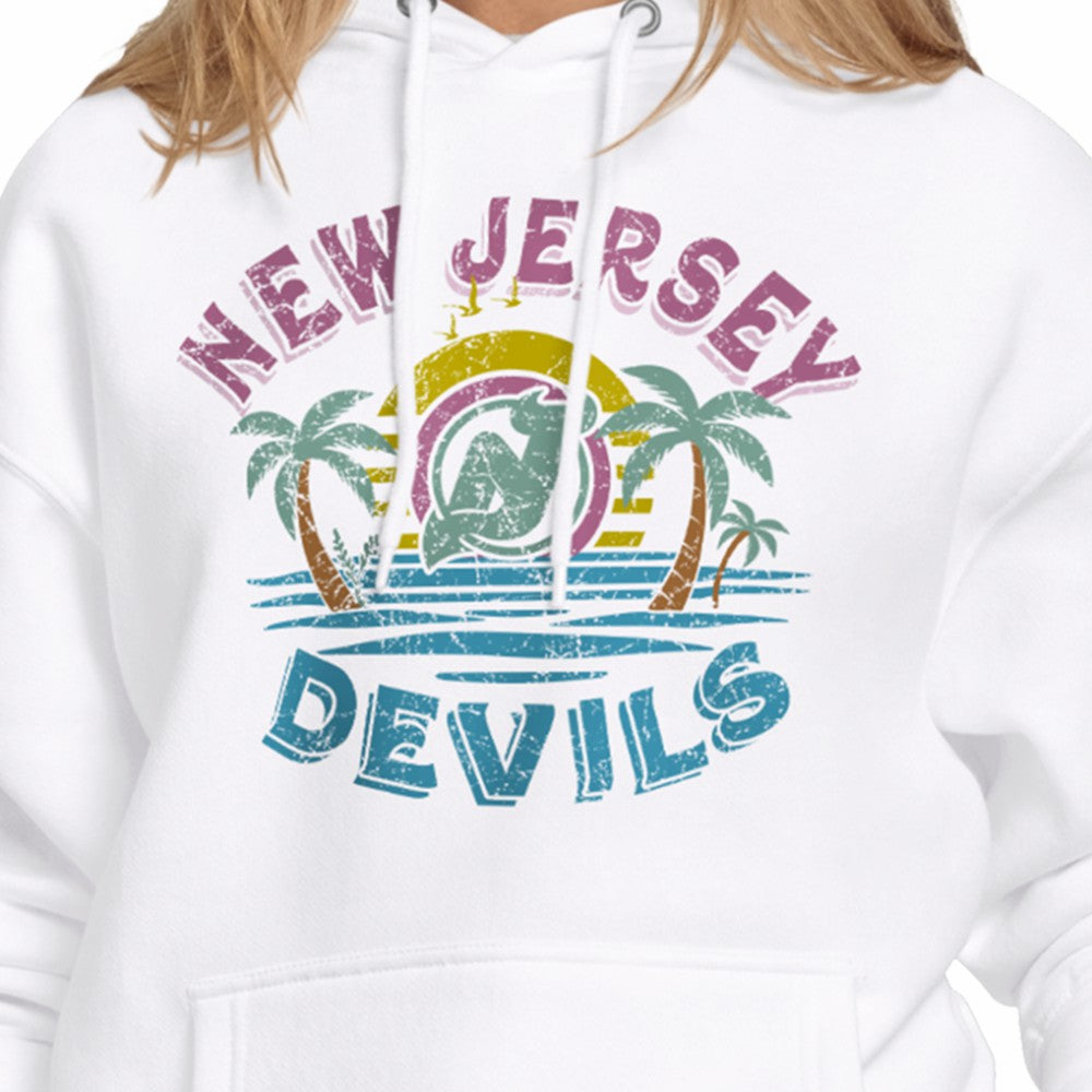 New Jersey Devils Starter Women's Tonal Beach Hoodie Online