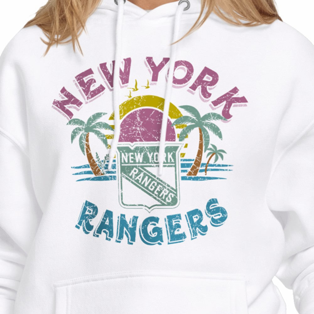New York Rangers Starter Women's Tonal Beach Hoodie Sale