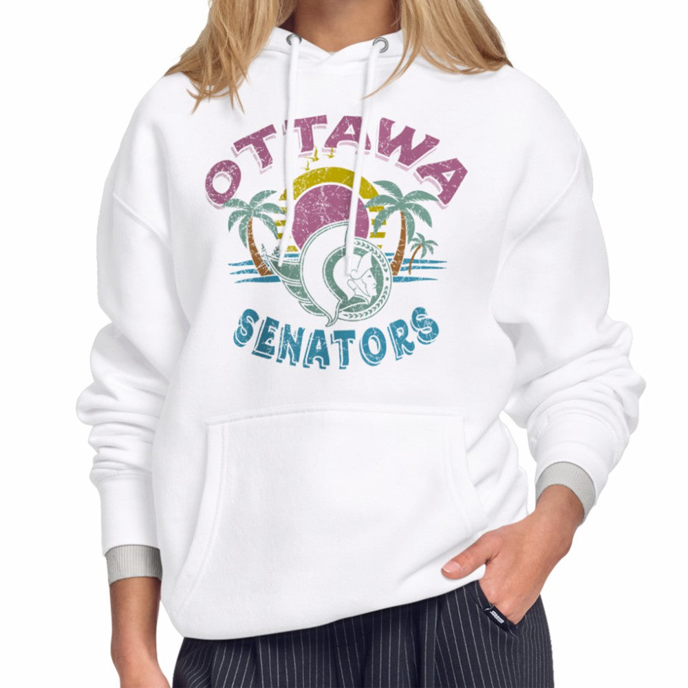 Ottawa Senators Starter Women's Tonal Beach Hoodie On Sale