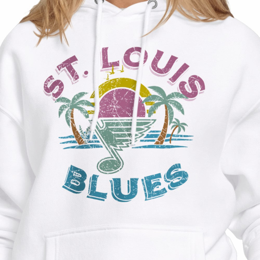 St. Louis Blues Starter Women's Tonal Beach Hoodie Outlet