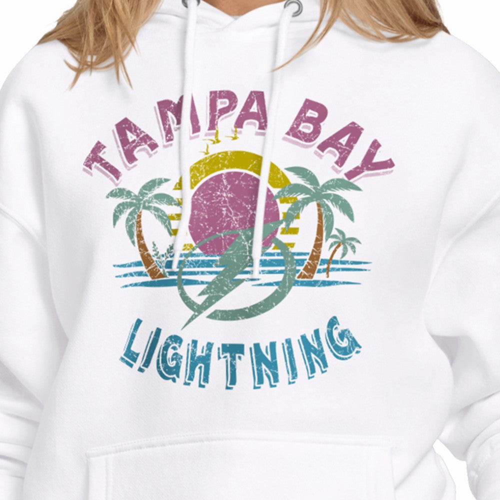 Tampa Bay Lightning Starter Women's Tonal Beach Hoodie Sale