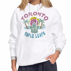 Toronto Maple Leafs Starter Women's Tonal Beach Hoodie Discount