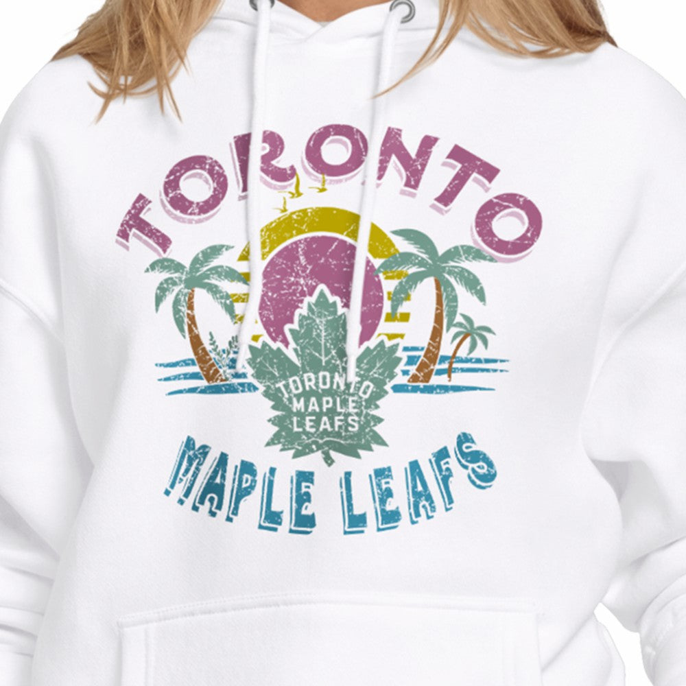 Toronto Maple Leafs Starter Women's Tonal Beach Hoodie Discount