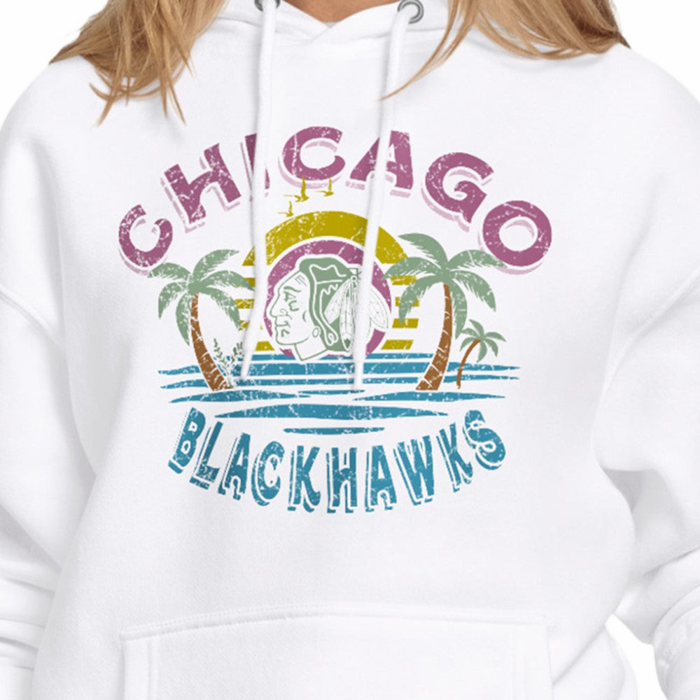 Chicago Blackhawks Starter Women's Tonal Beach Hoodie Online
