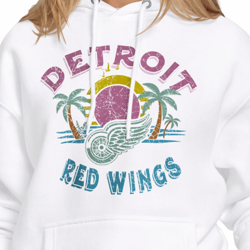 Detroit Red Wings Starter Women's Tonal Beach Hoodie Sale