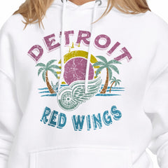 Detroit Red Wings Starter Women's Tonal Beach Hoodie Sale