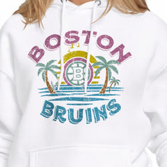 Boston Bruins Starter Women's Tonal Beach Hoodie On Sale