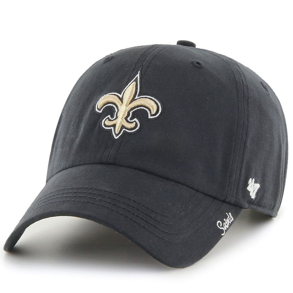 New Orleans Saints 47 brand '47 Women's Miata Clean Up Adjustable Hat