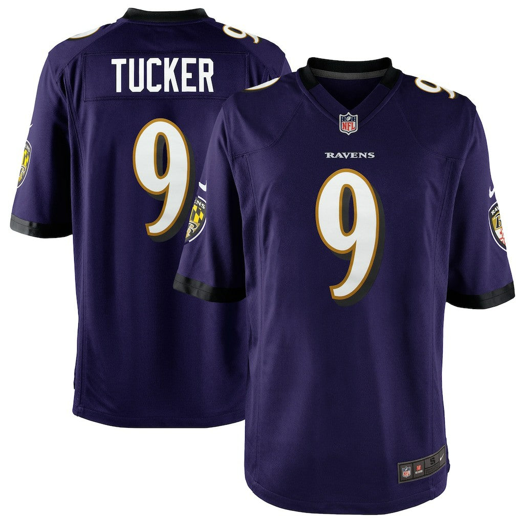 Baltimore Ravens Nike Justin Tucker  Youth Game Jersey